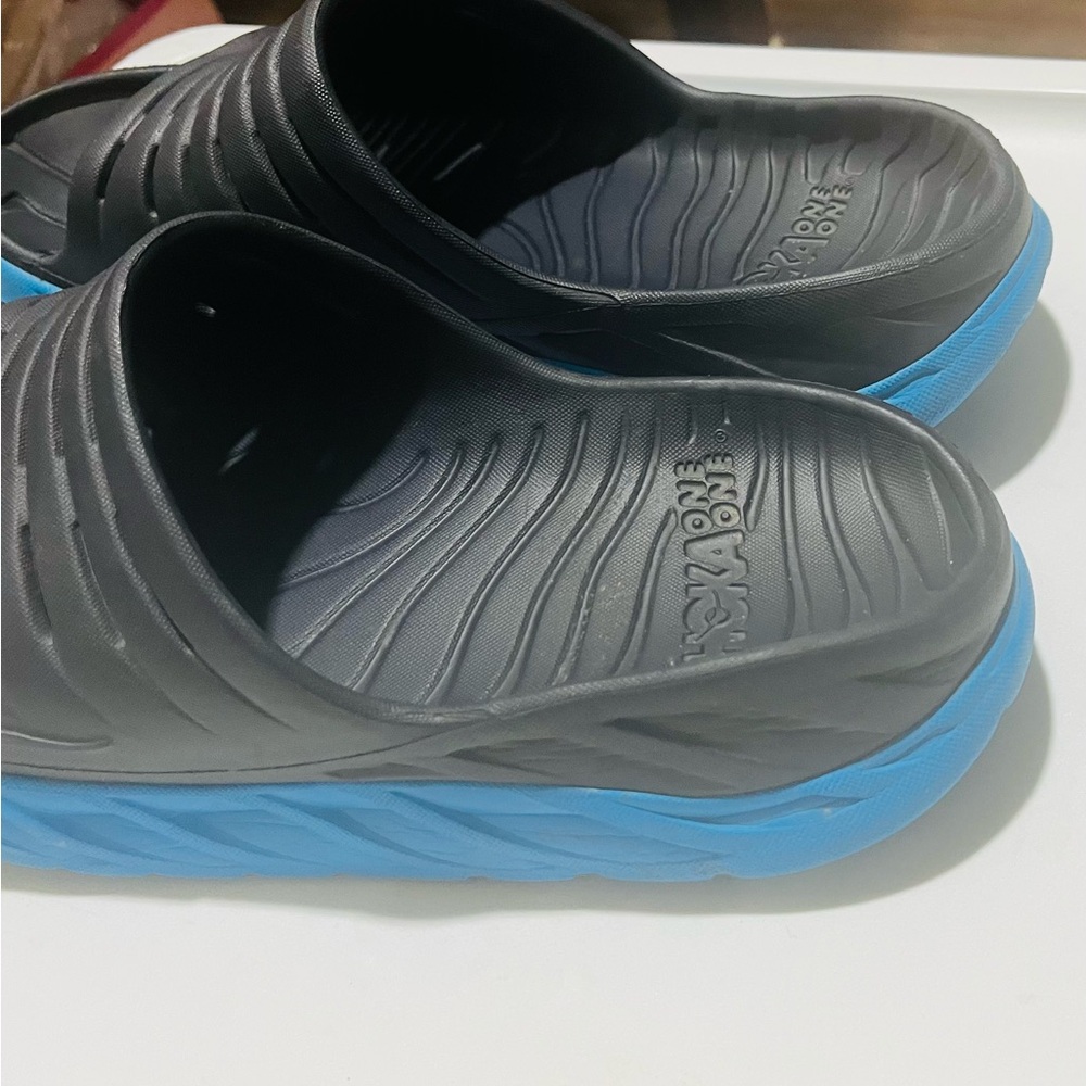 Hoka One One Ora Recovery Slip On Sandals Sz 10 - Picture 11 of 12